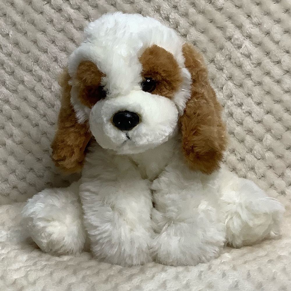Russ Berrie Plush Cocker Spaniel Puddin Puppy Dog Stuffed Animal Toy 24042